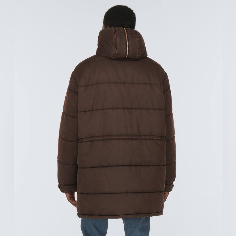 RRL by Ralph Lauren Coated Twill Parka Vintage Black Fleece Hood Size L New - Picture 3 of 16
